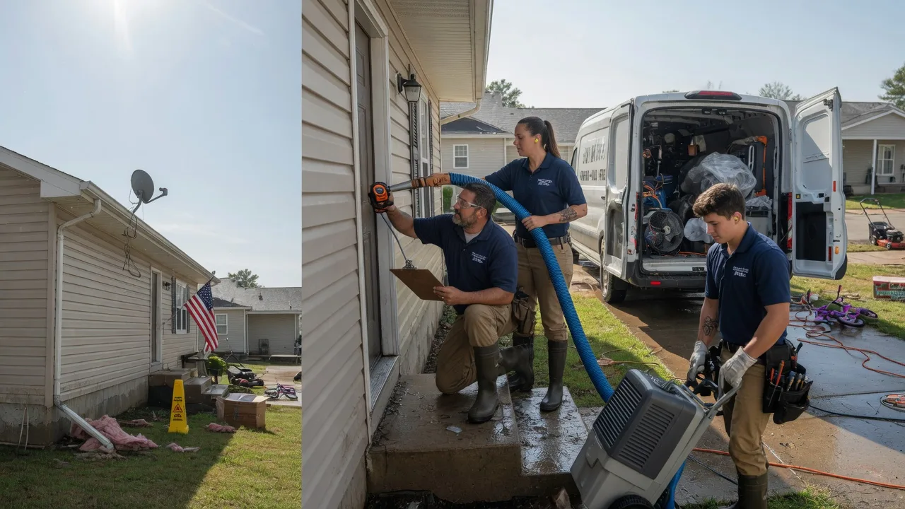 Ceiling Water Damage Restoration in Bryan, OH near me